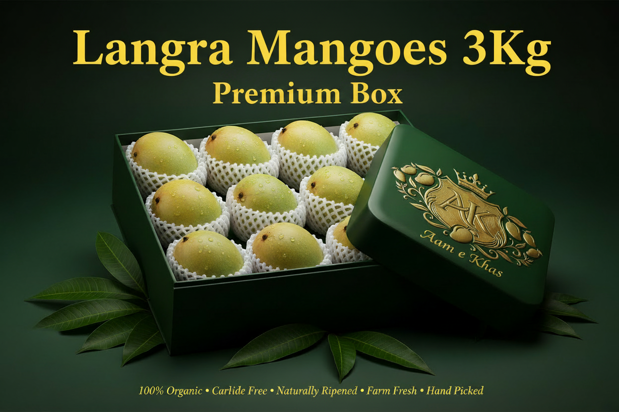 Langra Mangoes 3Kg Premium Box - Creative